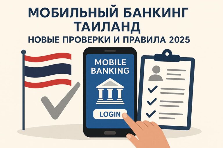 Мобильный банкинг Таиланд: новые проверки и правила 2025