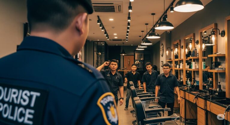 Бангкок: Арестованы китайские парикмахеры в салоне