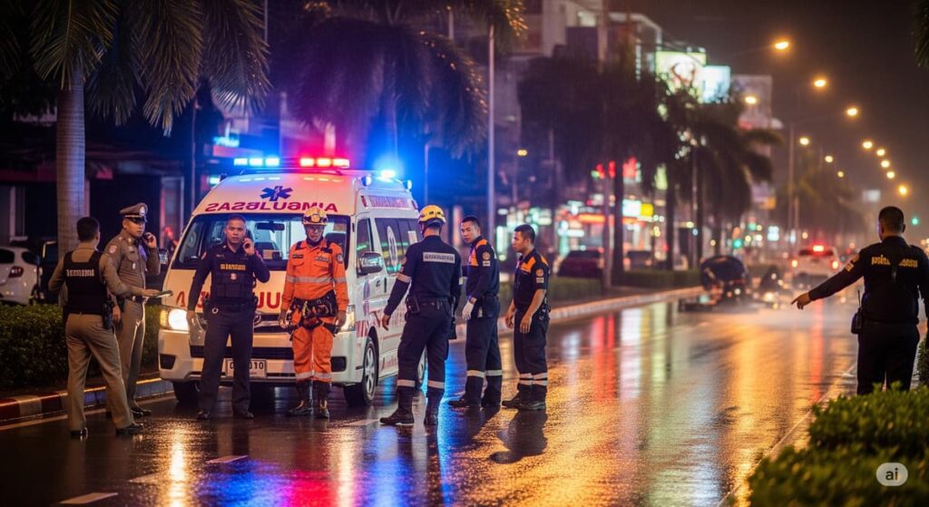 Пять человек пострадали в ДТП с мотоциклом в Паттайе