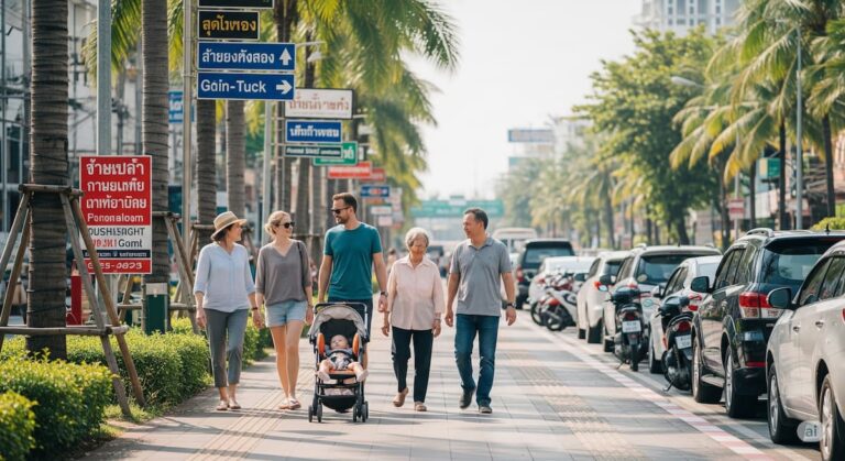 Паттайя: конец парковке на тротуарах для пешеходов