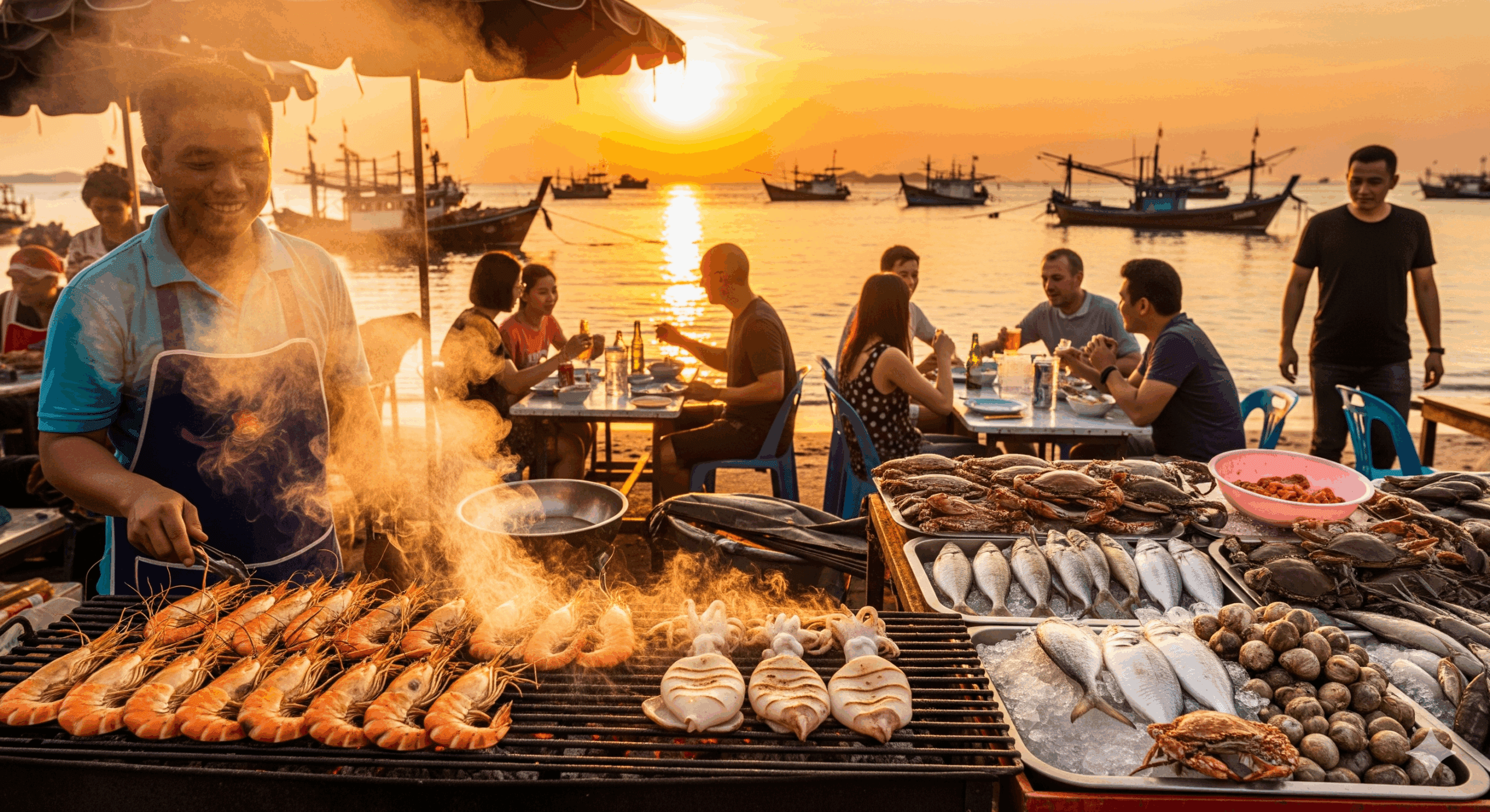 Рынок Наклуа в Паттайе: семейный центр свежих морепродуктов