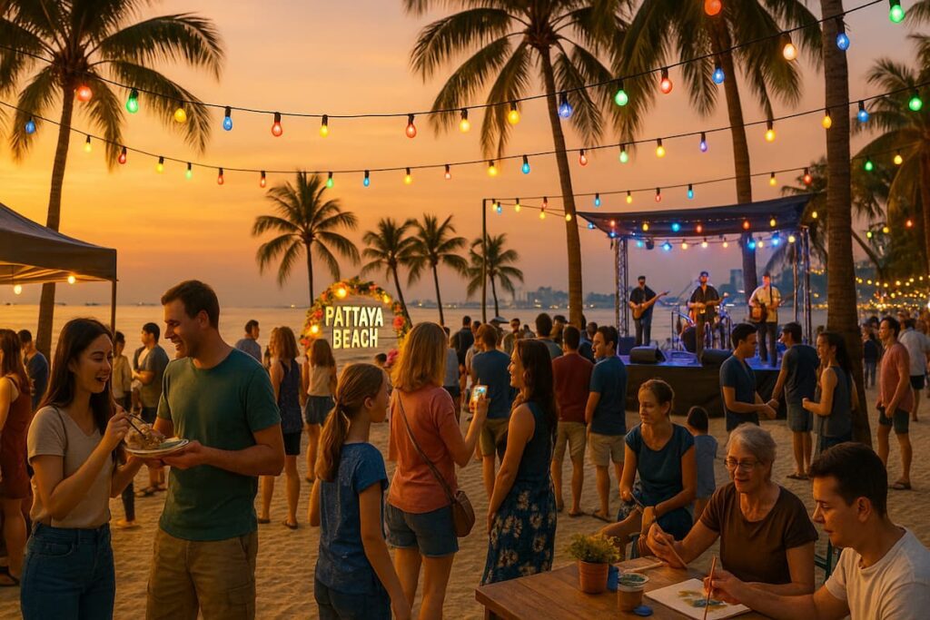 Pattaya Fusion Flow: Фестиваль еды и музыки на Центральном пляже