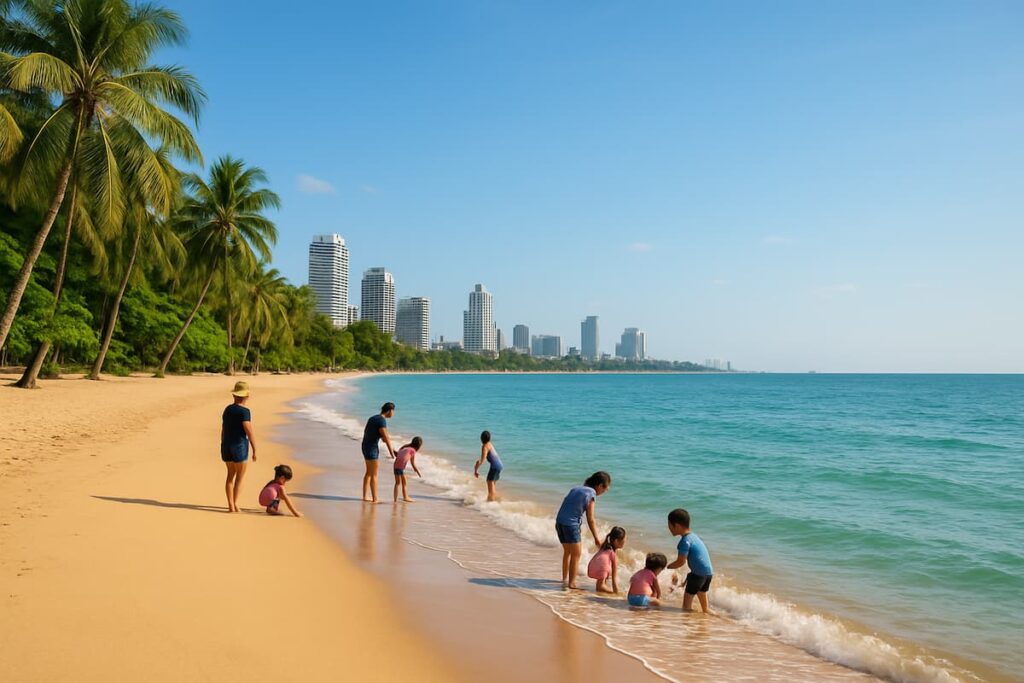 Пляж Вонг Амат в Паттайе: убрали опасные камни