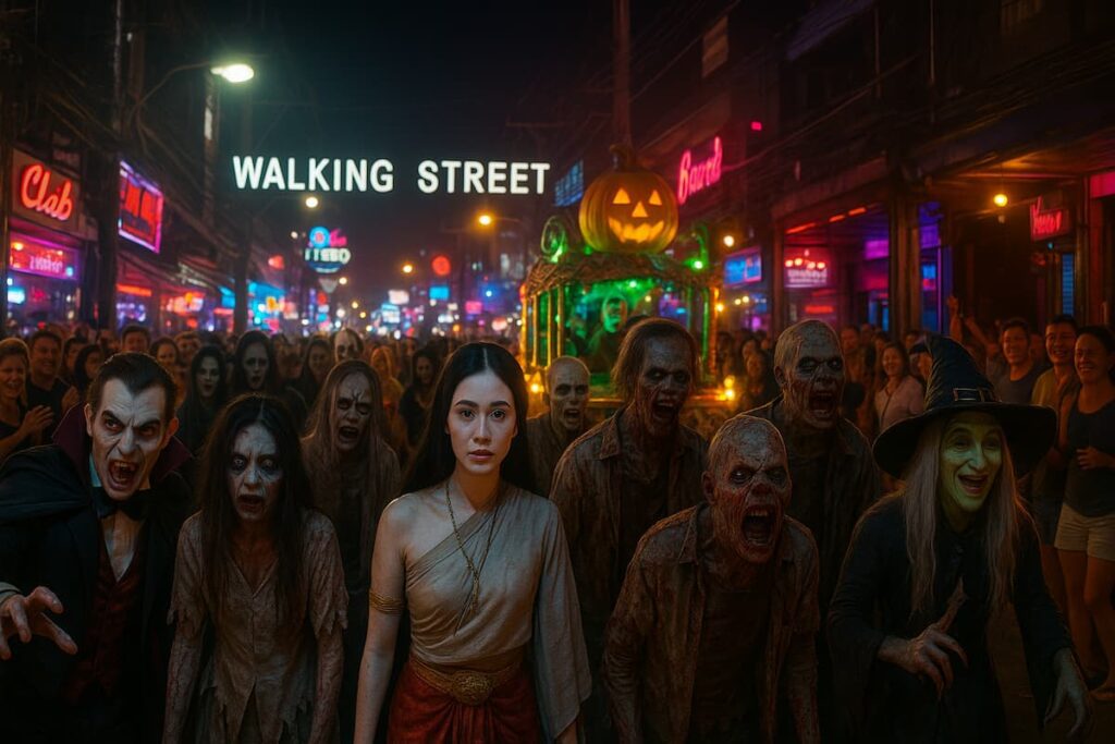 Паттайя: масштабный Хэллоуин-фестиваль 2025 с парадами и вечеринками