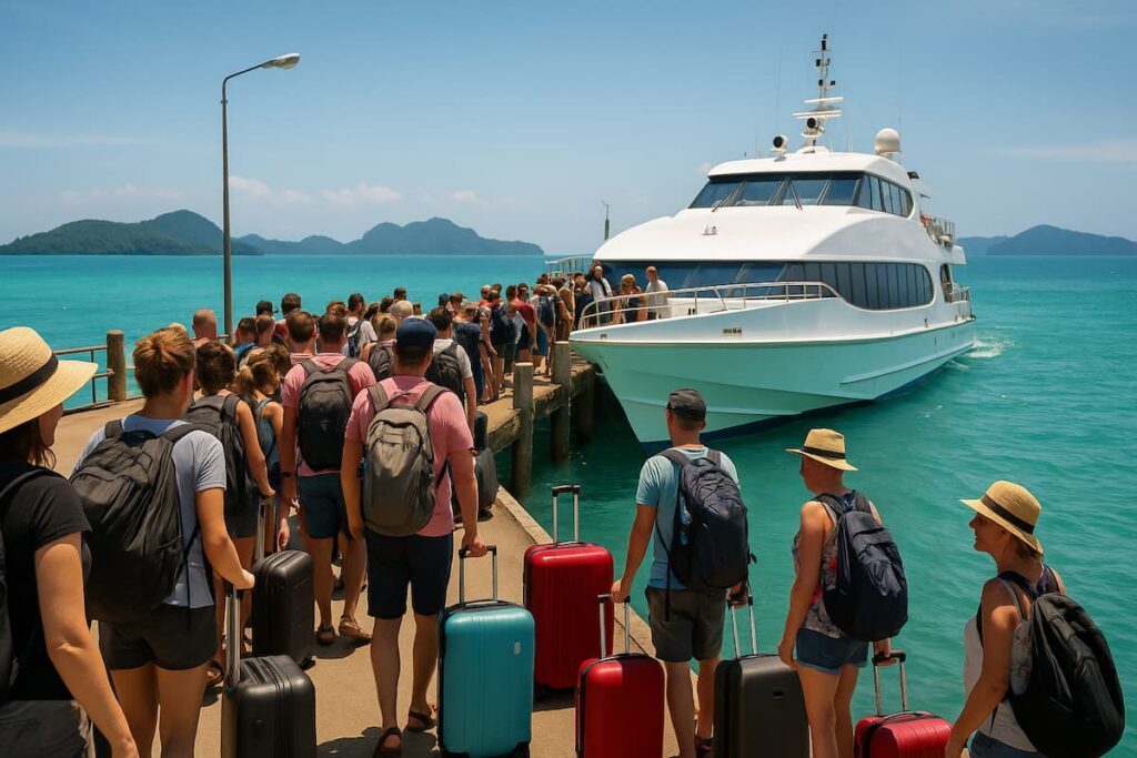 Острова Трат переполнены туристами: пиковая нагрузка на Ко Мак