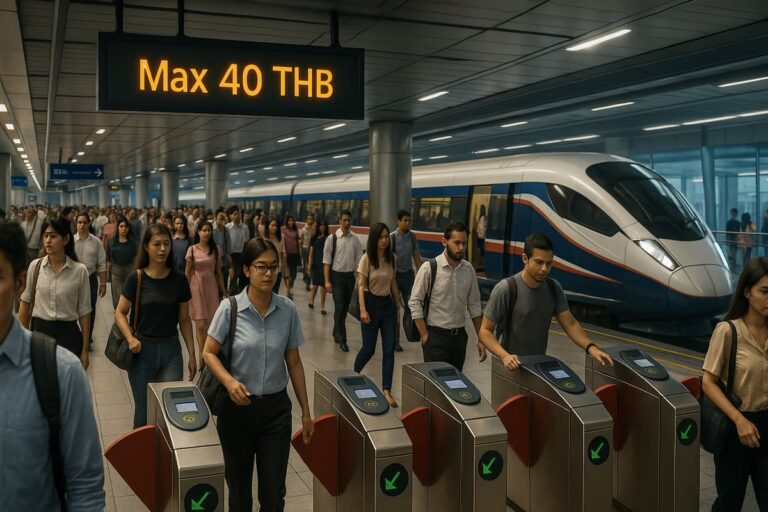 Реформы транспорта в Бангкоке: цены на метро и хай-спид