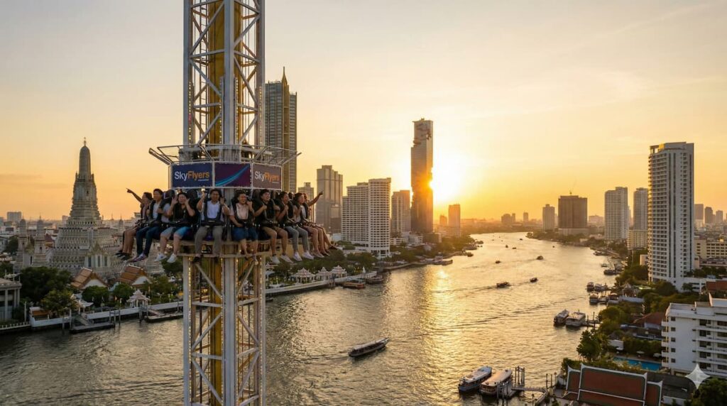 SkyFlyers в Бангкоке: новый аттракцион открывается 29 ноября