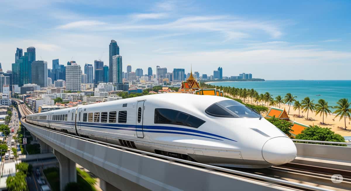 Высокоскоростная железная дорога Паттайя: проект, соединяющий аэропорты Бангкока, снова в деле