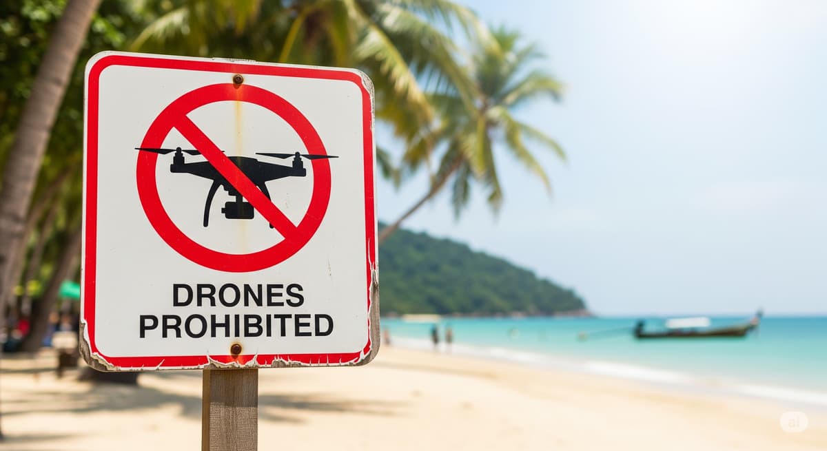 Внимание: полный запрет на дроны в Таиланде с 30 июля по 15 августа 2025