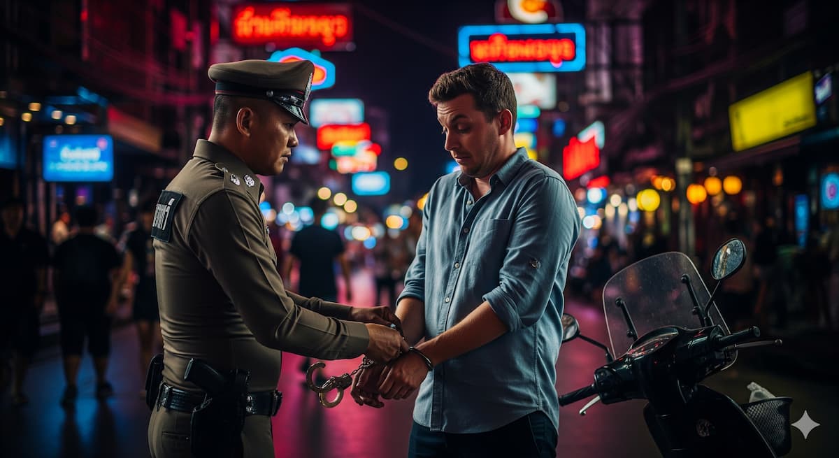 Иностранца задержали за кражу мотоцикла в Паттайе