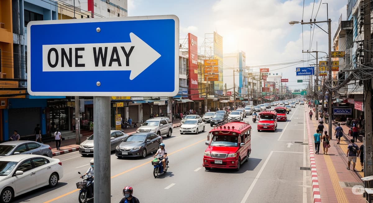 Паттайя: новые односторонние улицы для борьбы с пробками