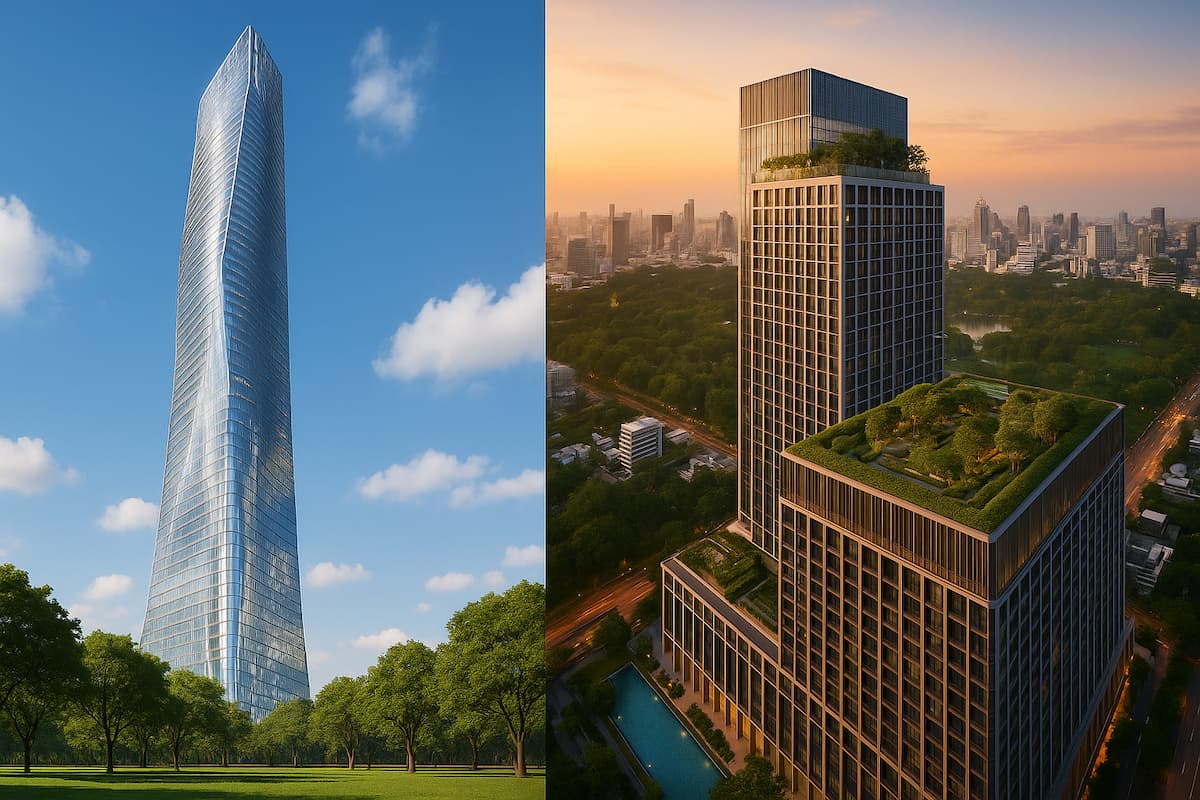 One Bangkok vs Dusit Central Park: Сравнение комплексов