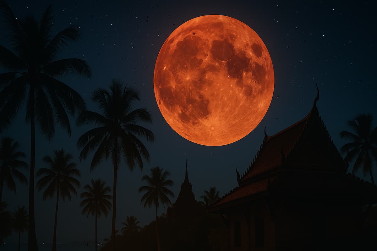 Кровавая Луна в Таиланде: Полный гид по затмению 7 сентября 2025