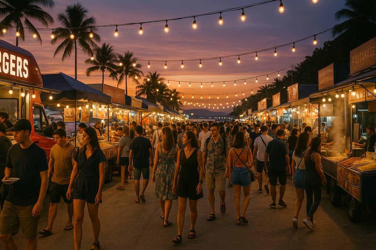 Pattaya Fusion Flow: уличная еда и музыка на пляже Паттайи
