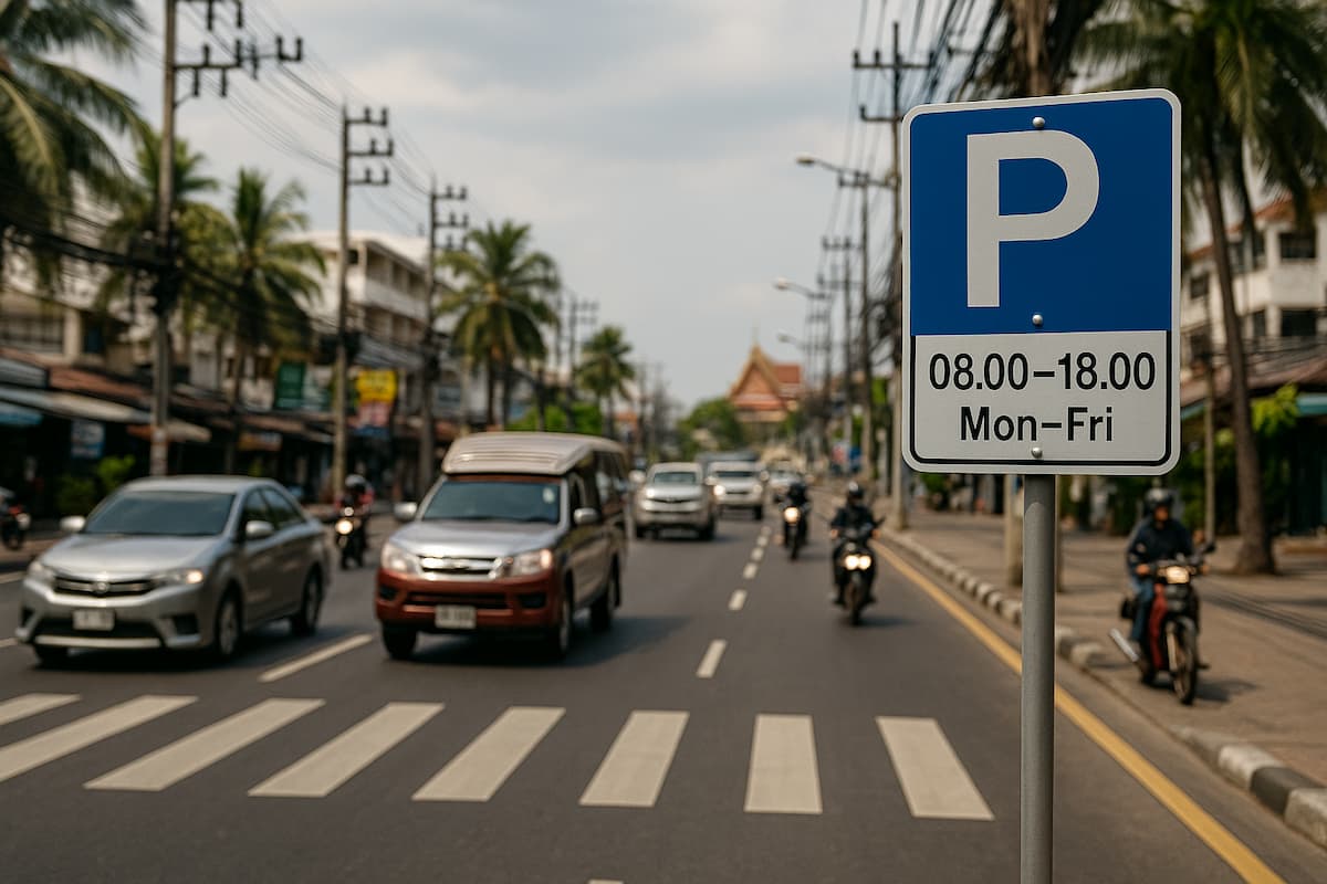 Паттайя: новые правила парковки и безопасность с 1 октября