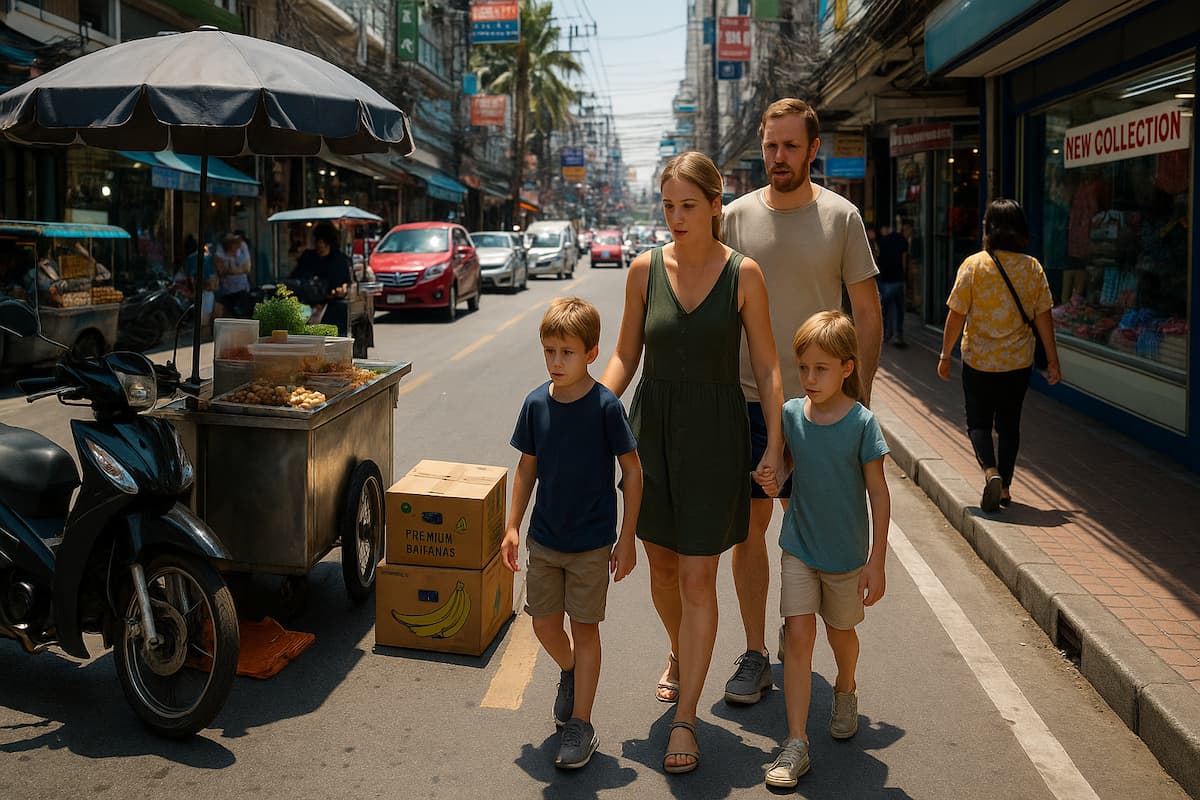 Паттайя: штрафы за заблокированные тротуары – новые меры