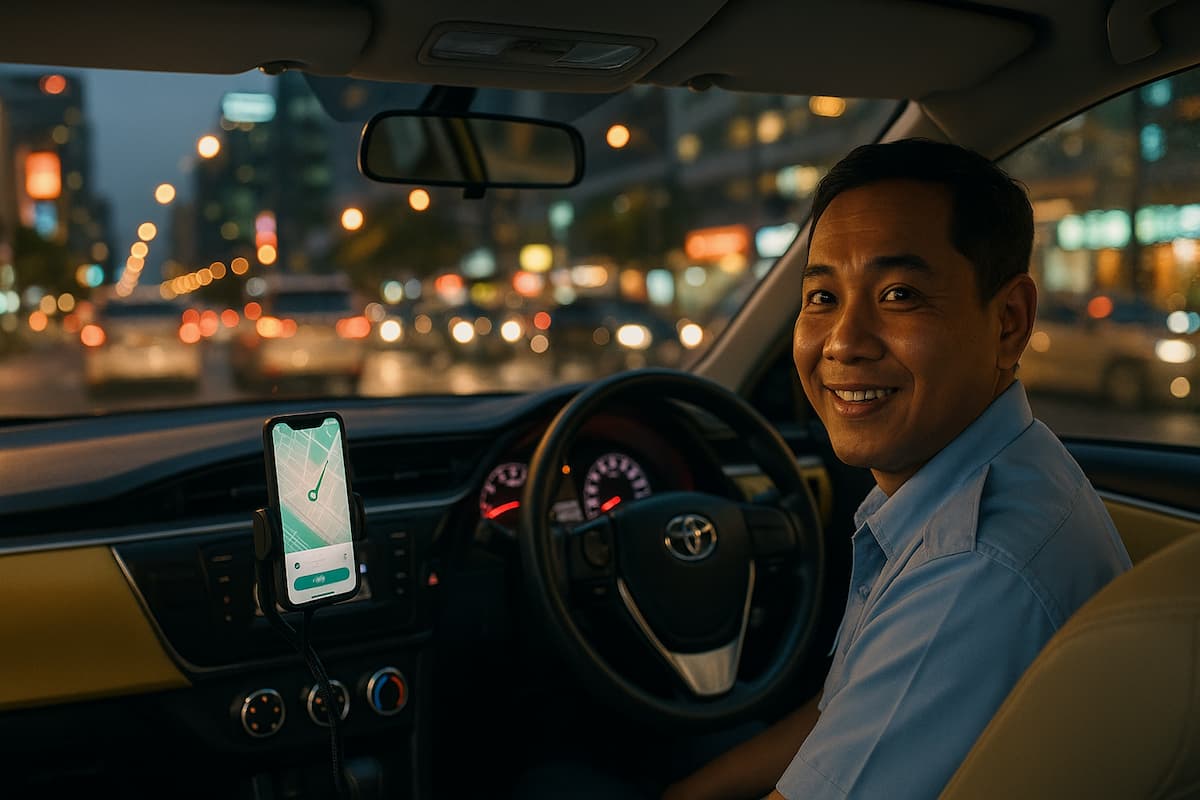 Новые правила для такси в Таиланде с октября 2025