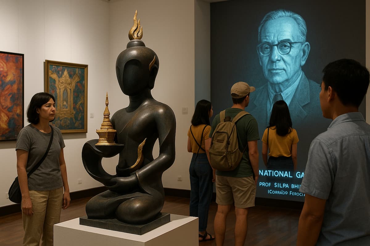 Выставка профессора Сильпы Бхирасри в Бангкоке: 133 года