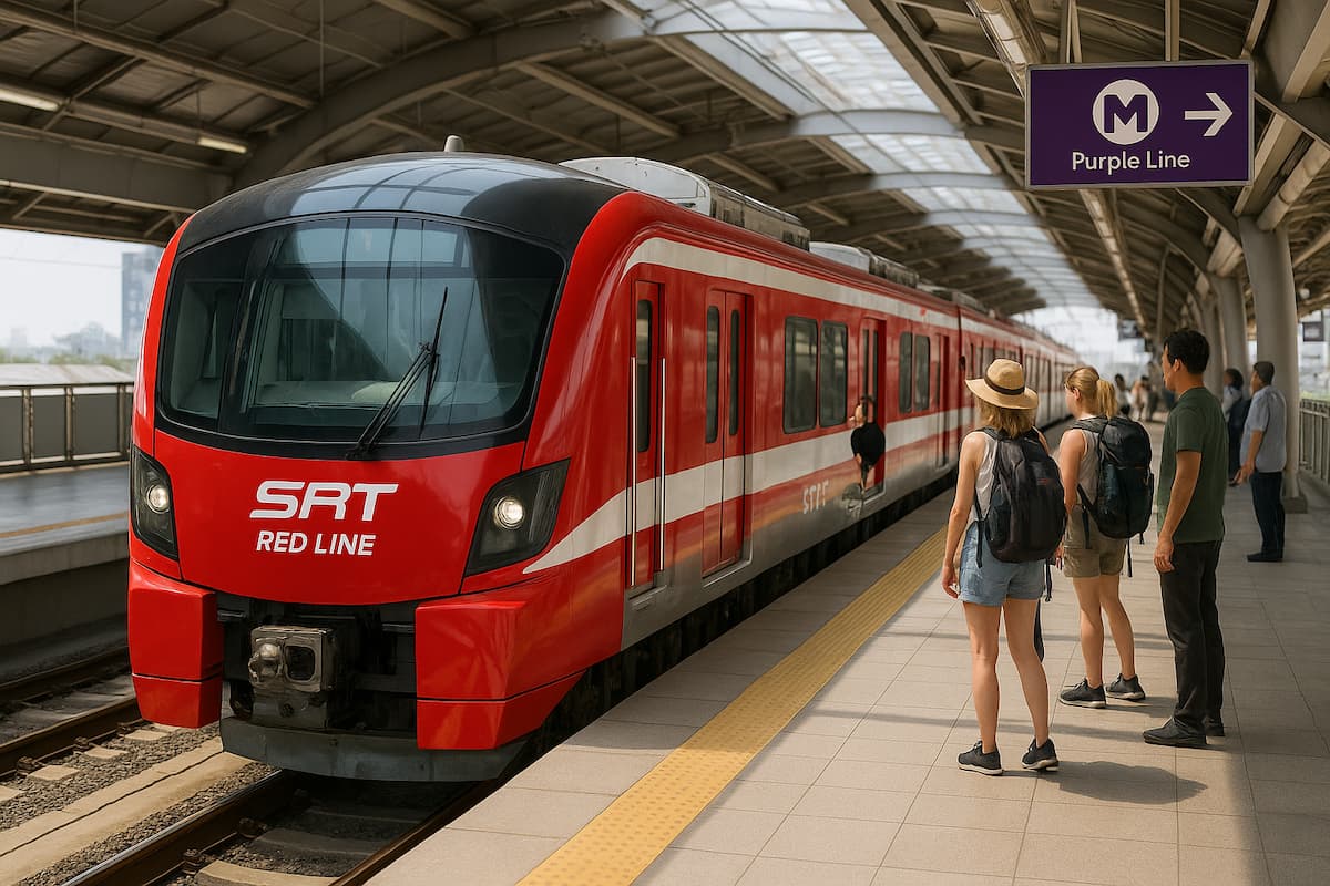 Таиланд: единый проездной на Red и Purple Line за 40 бат