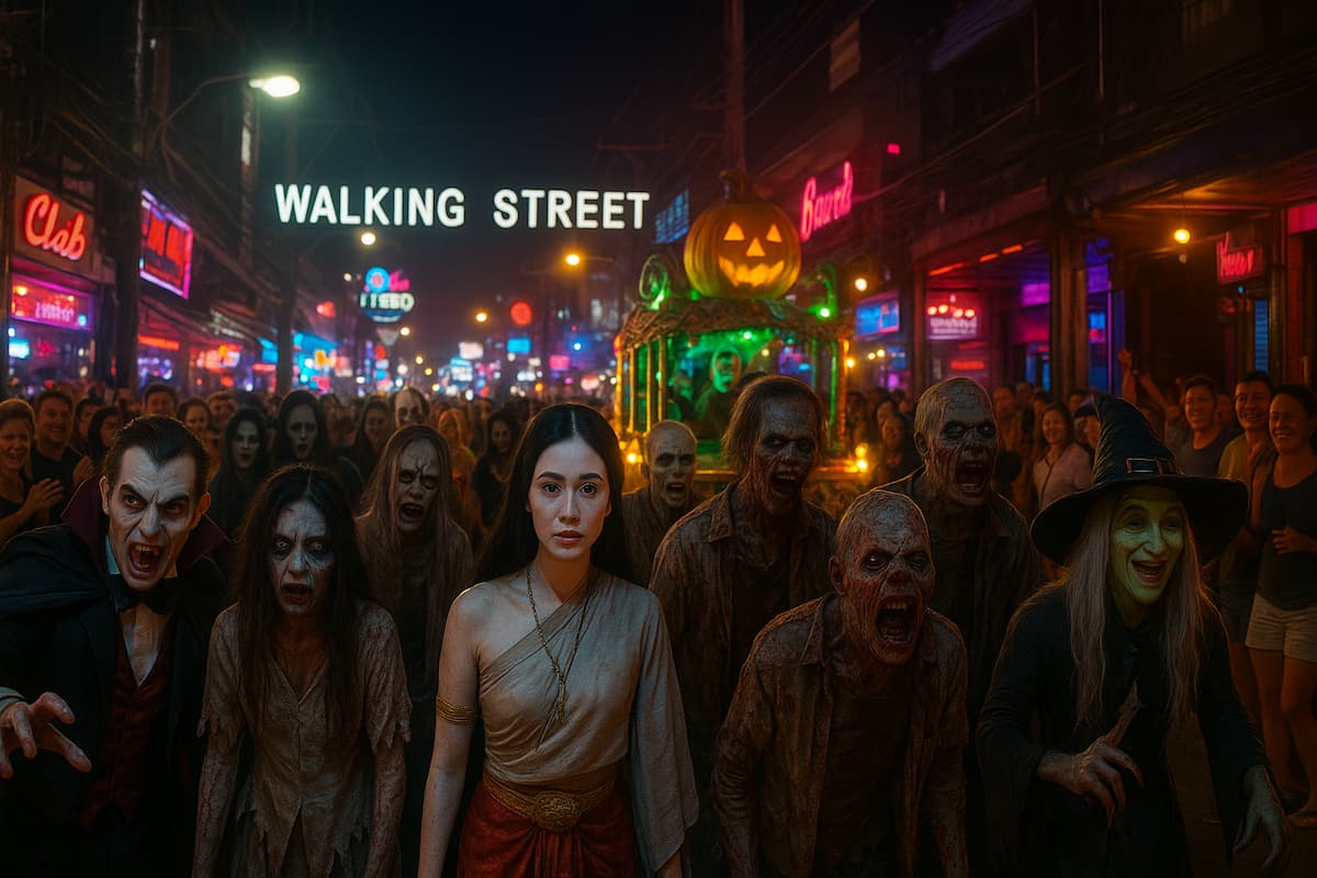 Паттайя: масштабный Хэллоуин-фестиваль 2025 с парадами и вечеринками